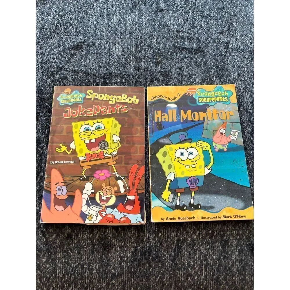 SpongeBob SquarePants Chapter Books - Hall Monitor and JokePants